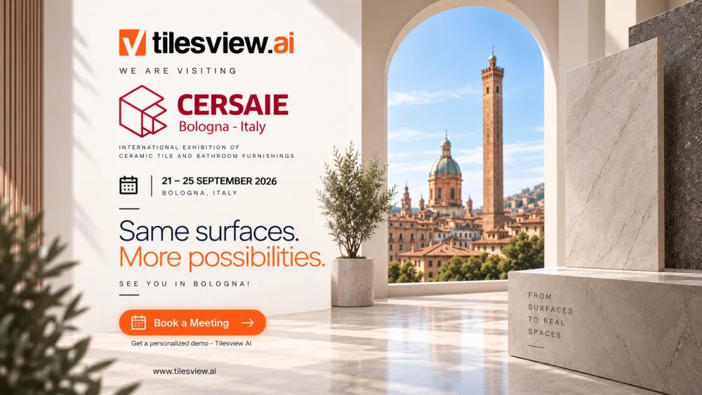 Tilesview bezoekt Cersaie 2026 in Bologna!